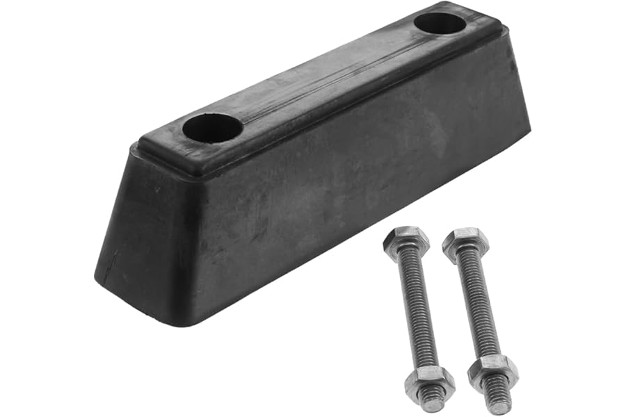 Mobestech Truck Rear Bumper Block Rubber Dock Bumper Stopper Anti-Collision Buffer Pad Easy Installation Durable Truck Protection