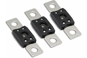 Kofelec Méga fusible à courant élevé, ANM 300A Amp, jusqu'à 58V DC, utilisé pour les voitures, les camions, les bus ou les systèmes audio, paquet de 3 (300A)