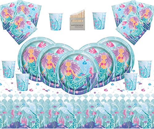 Meerjungfrau basteln ⋆ Kindergeburtstag-Planen.de