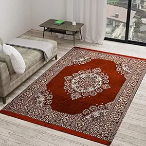 Revive 6D Designer Exclusive Premium Chenille Carpet | Rug | Living Room | Bedroom | Hall | School | Temple | Bedside Runner | - |60