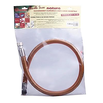 Gurtner - Lyre, flexible et tuyau gaz - Flexible NF INOX garantie à vie Butane/Propane 0.75ml