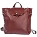 Produktbild Longchamp Leder Rucksack Damen Tasche Schulrucksack bordeaux