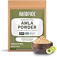 HANDPICK, Amla Powder (500g/17oz) Amalaki | Raw Amla Powder from India | Resealable Zip Lock Pouch, Indian Gooseberry Powder | Perfect for Cooking, Smoothies, Latte & Tea