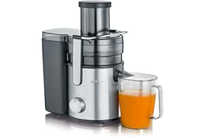 SEVERIN - Licuadora profesional silenciosa para frutas y verduras enteras,exprimidor eléctrico de 1,1 l, extractor de jugo li