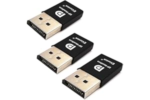 EVanlak DispalyPort Headless Ghost Display Emulator for PC 4K DP Dummy Plug (Fit Bezgłowy 1080@60Hz- 3840x2160@60hz)-3Pack