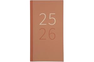 P STORE 2025 - 2026 Slim Week to View Mid Year Academic Diary Student Teacher Planner. (Pattern 1)