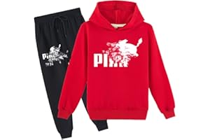 Erichman Enfants Pika Pull Hoodies et Pantalons de Survêtement 2 Pièce Outfit Set Jogging Survêtement Ensemble pour pour 2-12 Ans Garçons Filles