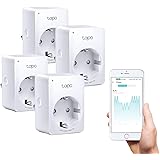 TP-Link Tapo Smart WLAN Steckdose Tapo P110 mit Energieverbrauchsmesser, Smart Home Alexa Steckdose, funktioniert mit Alexa,