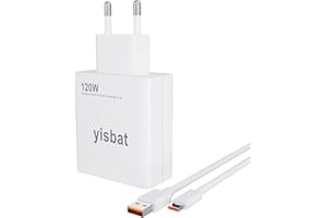 YISBAT Cargador 120W USB C para Xiaomi 15 14T Pro Ultra 13T 12T 11T, Redmi Note 14 13 12 Pro+, Redmi Note 14 Plus 13 12 Poco X7 X6 Black Shark 5 X5 F4 X4 GT Mi Turbo