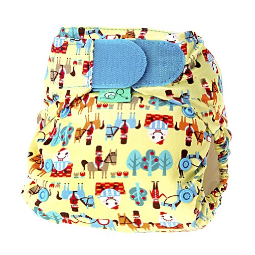 Tots Bots 8-35 lb Easy Fit Hook and Loop Nappy Humpty Print