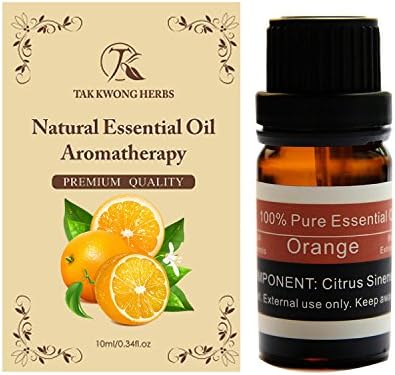 TKH 100% Pure Orange Essential Oil Fragrance Natural Fruit Extracted 10ml Therapeutic Oil Purified Air