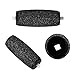 Dreamtop 4 Pieces Extra Rough Replacements Roller Head Refills for Velvet Smooth Pedi Electric