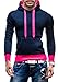 STEGOL AK57 Pink L [1A1] Classical Men's Hoodie Jumper Casual Blouse With Hood