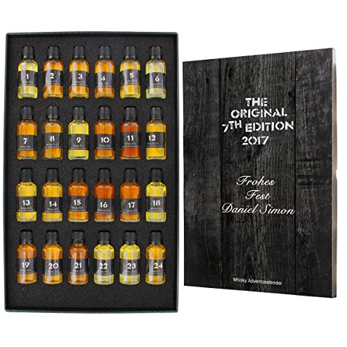Preisvergleich Produktbild Whisky-World Adventskalender mit Ihrer individuellen Gravur