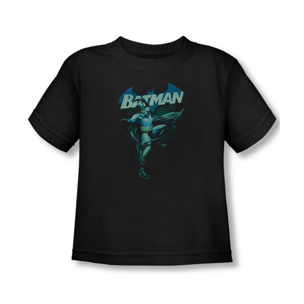 Batman-Kleinkind-Blaue-Schlger-T-Shirt-4T-Black