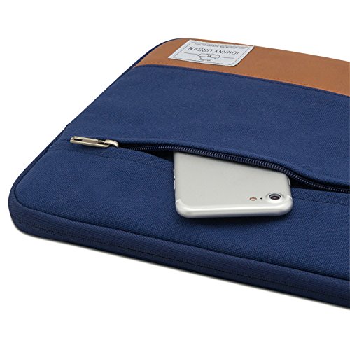 MacBook Pro 13  2016  H  lle Blau - Johnny Urban Canvas Laptop Sleeve Laptoptasche H  lle f  r das MacBook Pro 13  Dell XPS 13   11   12 Zoll Laptops 