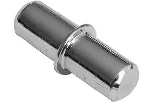 AERZETIX: 100x Portaestantes soporte para estante Ø5mm cilíndrico metálico C41696