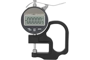 TOPINCN Spessimetro di precisione display digitale di carta del panno film spugna filo strumento di misurazione Range 0-12.7 mm 0.001 mm