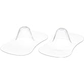 Philips Avent SCF153/01 Set of 2 Silicone Nipple Pads with Hygienic Carrying Case Size S 15 mm
