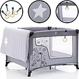 ALL IN ONE SET: Das Set besteht aus einem Laufstall und einer Laufstallmatratze. Mit diesem Laufstall haben Sie die optimale Kombination aus Laufstall, Reisebett und Spielstall. Egal für welchen Zweck Sie den Laufstall gerade benötigen er ist super schnell, dank des praktischen Klappmechanismus, auf- sowie abgebaut.