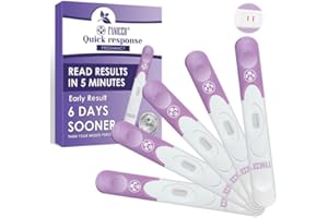 PHOMANTTONARY 6 pcs Test de embarazo, Prueba de embarazo, Test embarazo alta sensibilidad, Resultado rapido, Uso domestico