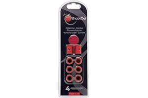 Amortiguadores ShockOut-Padel - Sistema antivibratorio para raquetas de pádel - Color rojo