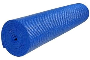 PhysioRoom PVC Gym Exercise Mat (170cm x 60cm) | Non-Slip Yoga Mat Lightweight for Stretching & Core Exercise Mat | Ideal for Yoga, Aerobics, Pilates in Home Gym Pilates Equipment