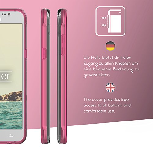 Urcover Galaxy J5 2016 Funda Nueva Versi n Mejorada Funda Carcasa Samsung Galaxy J5 2016 Completa 360 Grados TPU Crystal Clear Case suporto Qi M vil Smartphone Rosado reviews Urcover Galaxy J5 2016 Funda Nueva Versi n Mejorada Funda Carcasa Samsung Galaxy J5 2016 Completa 360 Grados TPU Crystal Clear Case suporto Qi M vil Smartphone Rosado