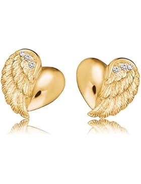 Engelsrufer Damen-Ohrstecker 925 Sterlingsilber ERE-LILHEARTWING-STG