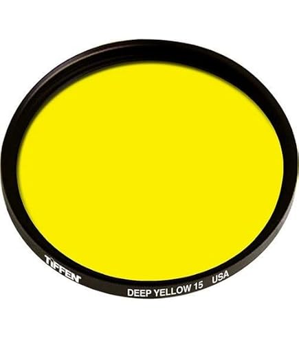 Pig Iron Filtro giallo Y2 Pro. Booster a contrasto per fotografia in bianco e nero. Filtro obiettivo fotocamera effetti speciali (77 mm