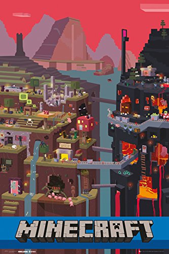 Grupo Erik Editores GB eye LTD  Minecraft  World  Maxi Poster  61 x 91 5 cm