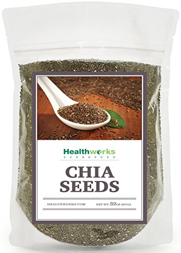 Preisvergleich Produktbild Healthworks Pesticide and Chemical-Free Chia Seeds, 32 Ounce