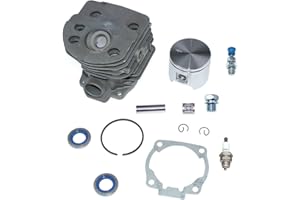 ICOOYO Kit de pistón de cilindro para Husqvarna 51 55 55 Rancher Jonsered 590 Partner 540 P540 P5500 5500H P5500H
