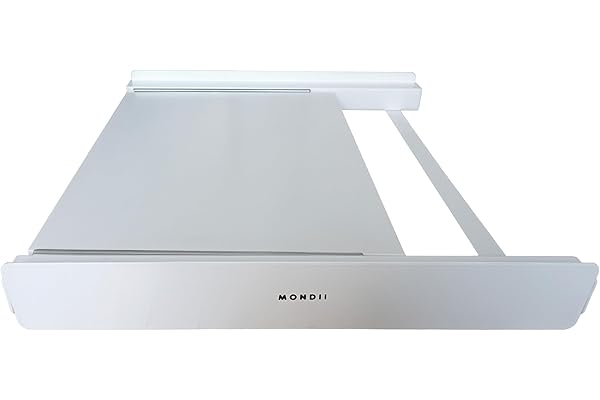 MONDII Kit Apilamiento Lavadora Secadora Universal, Bandeja Deslizante Reforzada, Soporte Antivibración 60 cm, Compatible con Todas las Marcas, Ahorra Espacio en Lavadero y Baño