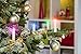 Produktbild Premium LED Weihnachtskerzen/mit optionalem RGB Farbwechsel/Fernbedienung/Batterien/Zubehör / IP44 / kabellose Weihnachtsbaumbeleuchtung (60er Set Elfenbein/Creme)