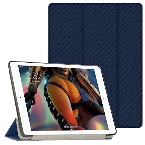 AVIDET Ultra Slim iPad 9.7 (2017) Hülle Case Superleicht Ständer Smart Shell Cover Schutzhülle Etui Tasche für iPad 9.7 2017 Tablet-PC (Blau)