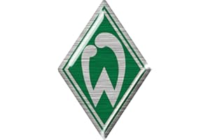 SPORTVEREIN BREMEN SV Werder Bremen Autoaufkleber - Raute 3D - Sticker Aufkleber - Plus Lesezeichen Wir lieben Fußball