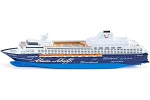siku 1726 - Bateau De Croisière Mein Schiff 1, E: 1:1400, Bleu/Blanc, Métal/Plastique, Non flottant