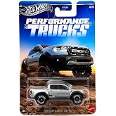 Hot Wheels G&uuml;m&uuml;ş Serisi Performans Kamyonları 2019 Ford Ranger Raptor [Gri] 4/5-1:64 &Ouml;l&ccedil;ekli Diecast Oyuncak Ara&ccedil;
