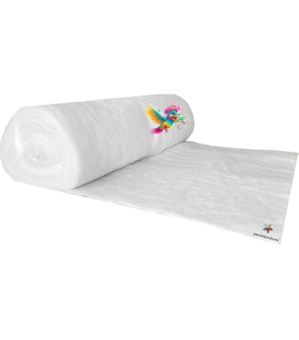 Molleton Coton Patchwork 2,5m² - 100g/m² - Épaisseur 10mm - Pour Couvertures, Quilting - Effet Rétro