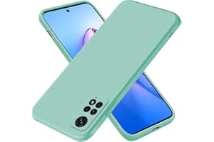 EASSGU Funda para Redmi Note 11 / Note 11S (4G) (6.43" Inches), Carcasa de Silicona Suave de TPU - Cian Claro