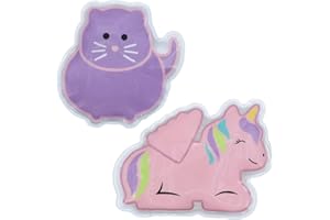 melii Gel Ice Packs for Toddlers & Kids, 2 Pack, Keep Lunches and Snacks Cool, Soothe Boo-Boos, Reusable