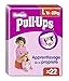 Huggies Pull Ups Potty Training Pants for Girls, Large - 22 Pants Total