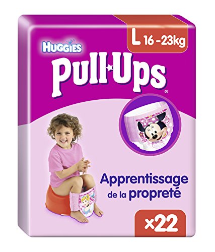 Huggies Pull Ups Potty Training Pants for Girls, Large - 22 Pants Total