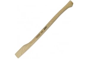 GERMANIA QUALITÄTSWERKZEUGE Germania Axtstiel 90 cm 2 kg aus Esche in Kuhfußform - Holz-Stiel für Axtkopf 900 mm