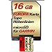 Produktbild 16 GB Europa Topo + Höhenlinien + Routenplanung - Für Garmin GPS Map 62 & 62 s  ORIGINAL von STILTEC ©