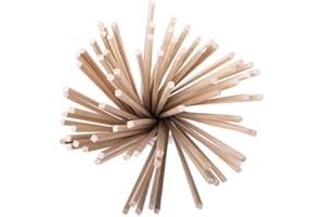 YOLLI x200 Traditional Candy Floss Sticks 280mm X 3.5mm X 3.5mm Fairground by Loypack