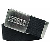 DeWalt Men's Nickle Buckle Belt - Black, One Size (Sports Apparel)