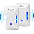 SYOSI Ultrasonic Pest Repeller Plug in Bed Bug Trap Rodent Mosquito Mice Roach Killer Indoor Infestation Mouse Traps Indoor for Home Bedroom Office Kitchen Warehouse Hotel Safe for Human and Pet 2Pack