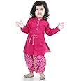 BownBee Ethnic Wear Cotton Kurta Dhoti Traditional Dress Set for Baby Boys, Front Open with Dori Pattern, Full Sleeves, and Round neck, Ideal for All Festivals